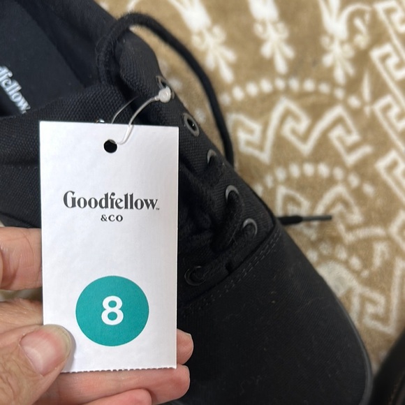 Goodfellow & Co Black Sneakers Sleek Knit Design - Picture 8 of 8